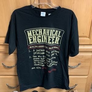Large mechanical engineering graphic tshirt